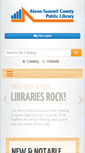 Mobile Screenshot of e-library.akronlibrary.org